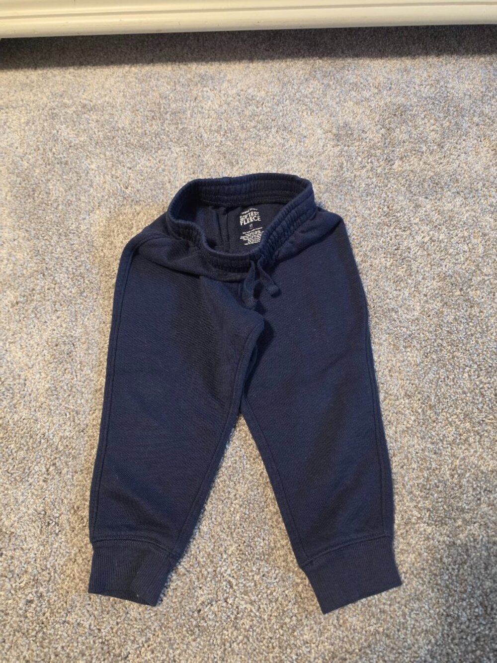 Jumping Beans Toddler Softest Fleece Jogger Pants Navy Blue - Size 2T (Excellent